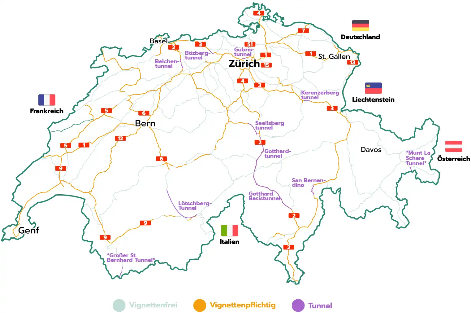 The Road Map in Swiss